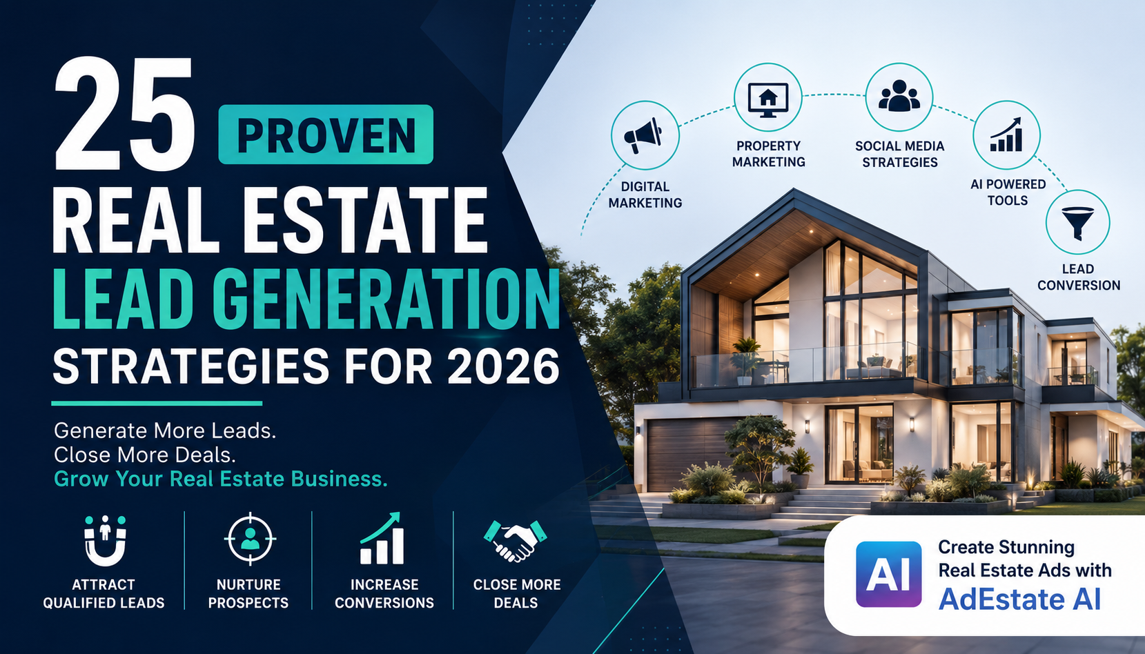 25 Proven Real Estate Lead Generation Strategies for 2026