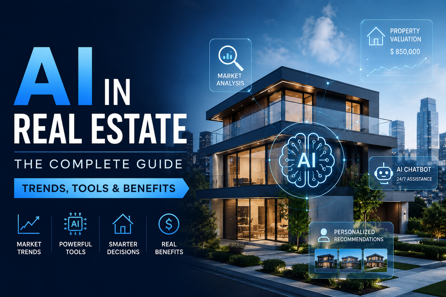 AI in Real Estate: The Complete Guide | Trends, Tools & Benefits